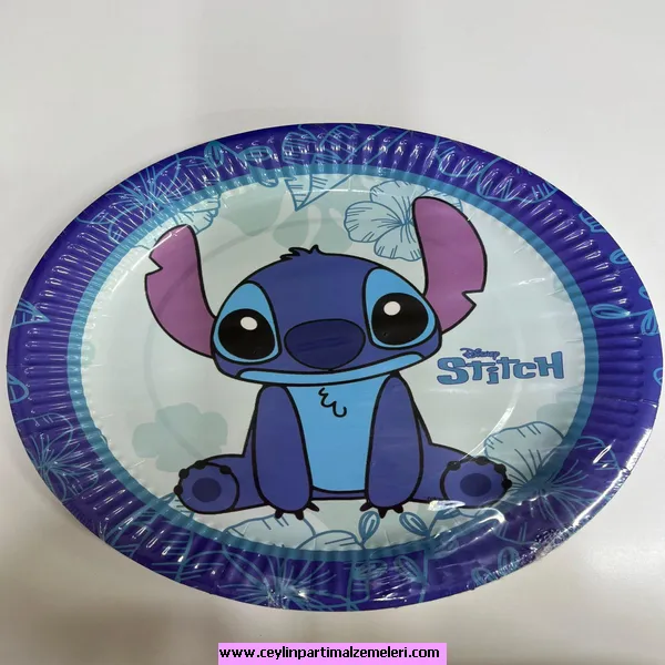 Stich Temalı Karton Tabak